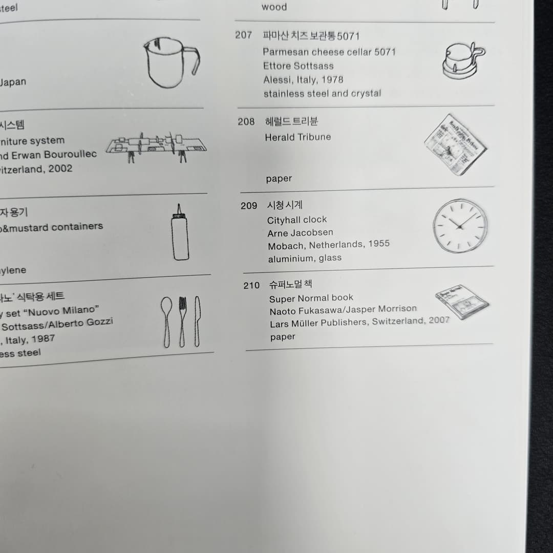 슈퍼노멀 제품들 리스트
